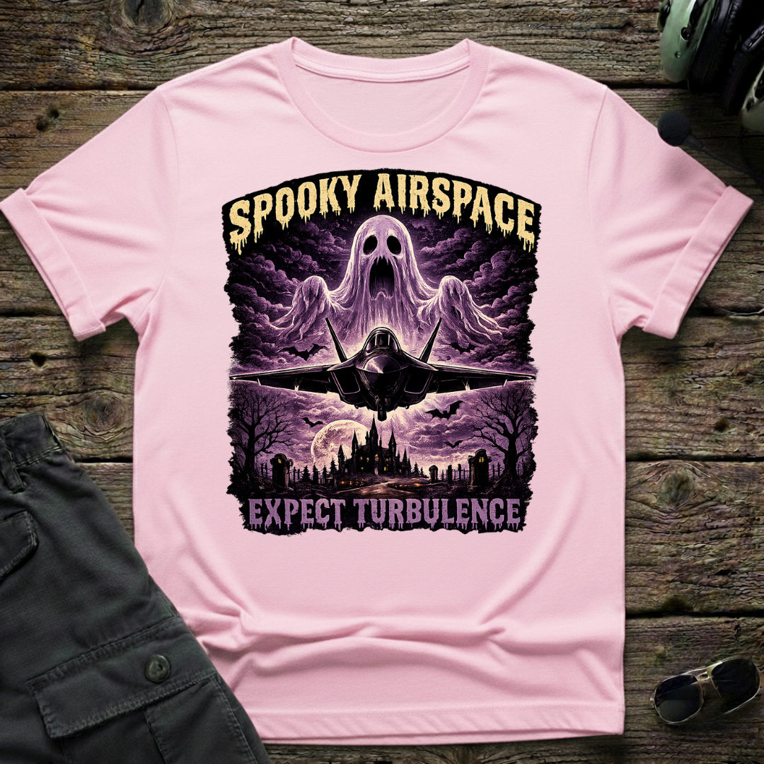 Spooky Airspace T-shirt - Aviation & Military Graphic Tee | Cleared 4 Tees