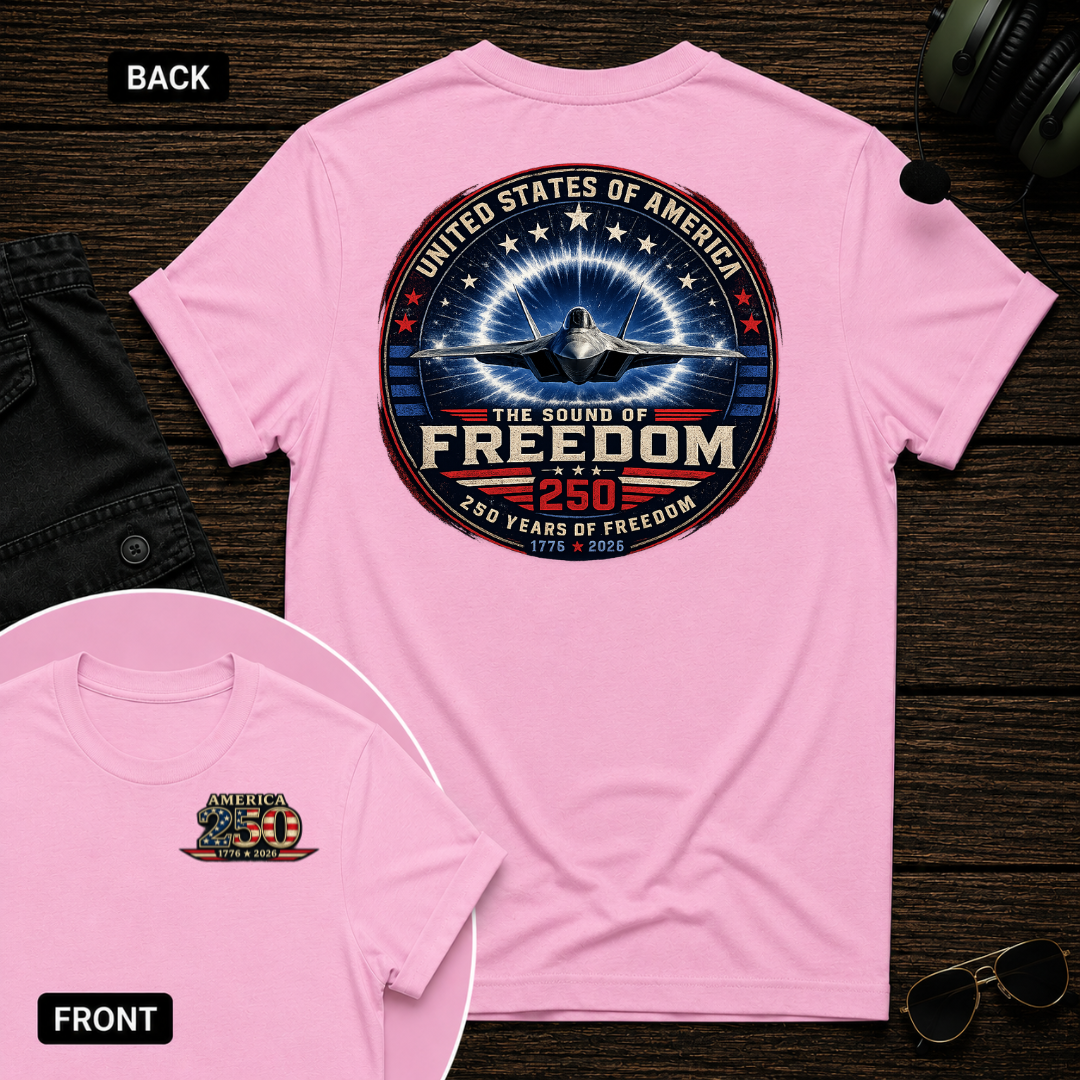 Sound of Freedom SS 2 Sided T-shirt