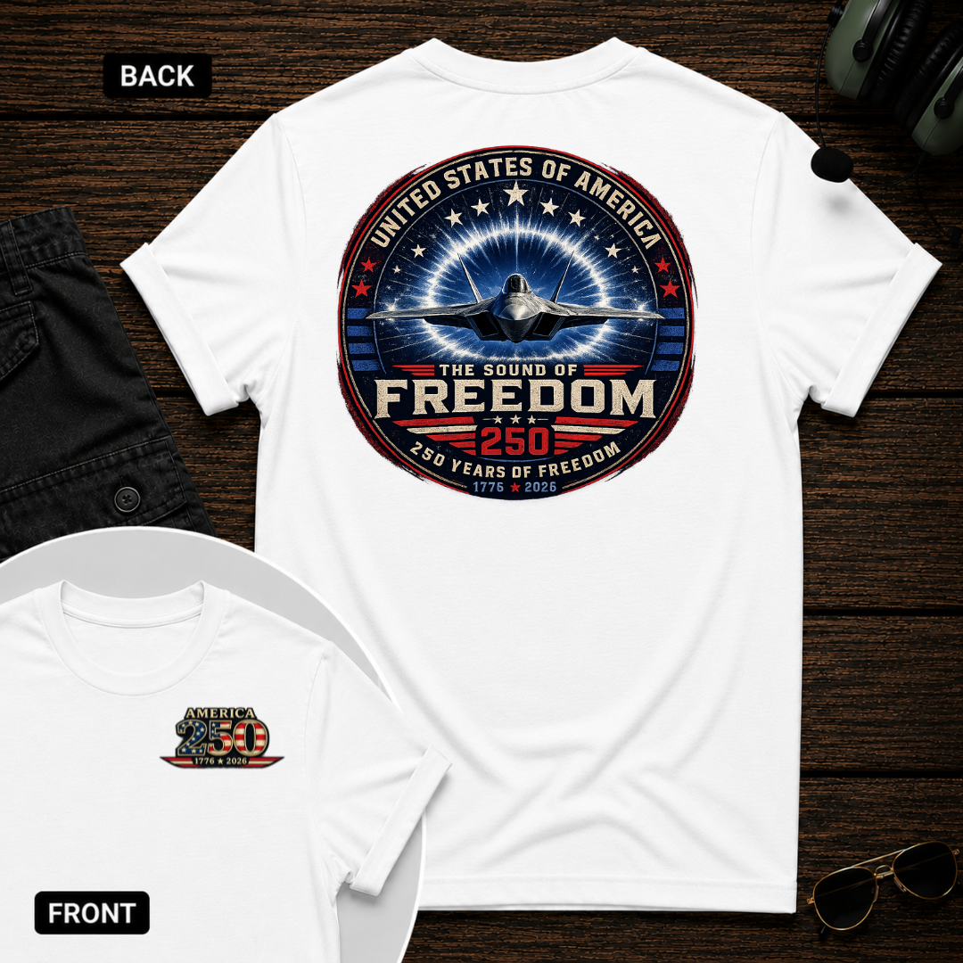 Sound of Freedom SS 2 Sided T-shirt