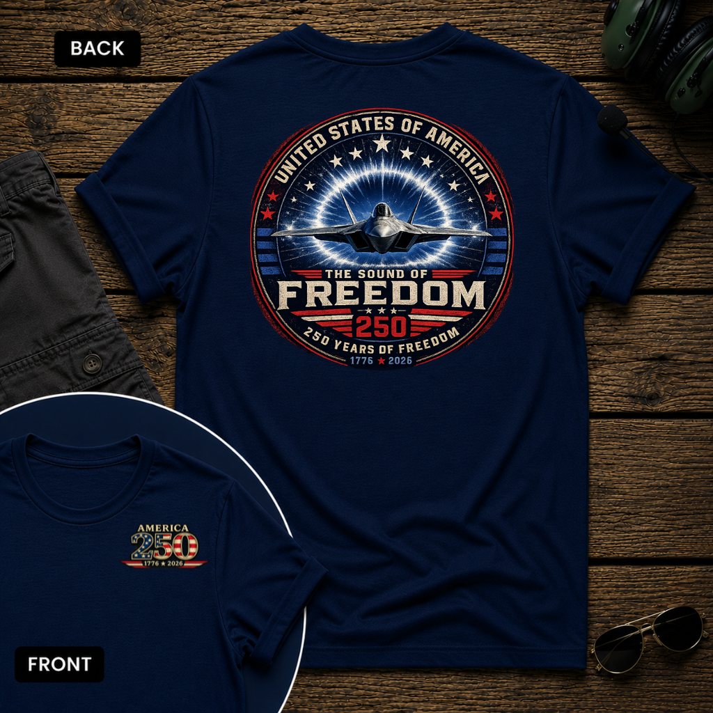 Sound of Freedom SS 2 Sided T-shirt