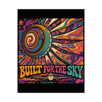 Built for the Sky Matte Poster — Retro Psychedelic Aviation Art Print