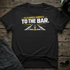 Cleared Direct To The Bar unisex t-shirt - perfect gift for aviation lovers