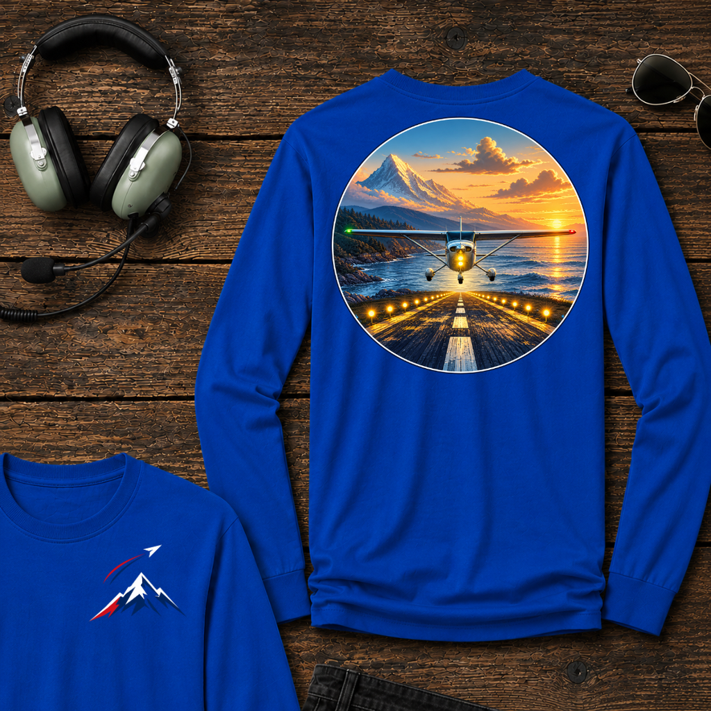 Coastal Cessna Long Sleeve — t-shirt detail