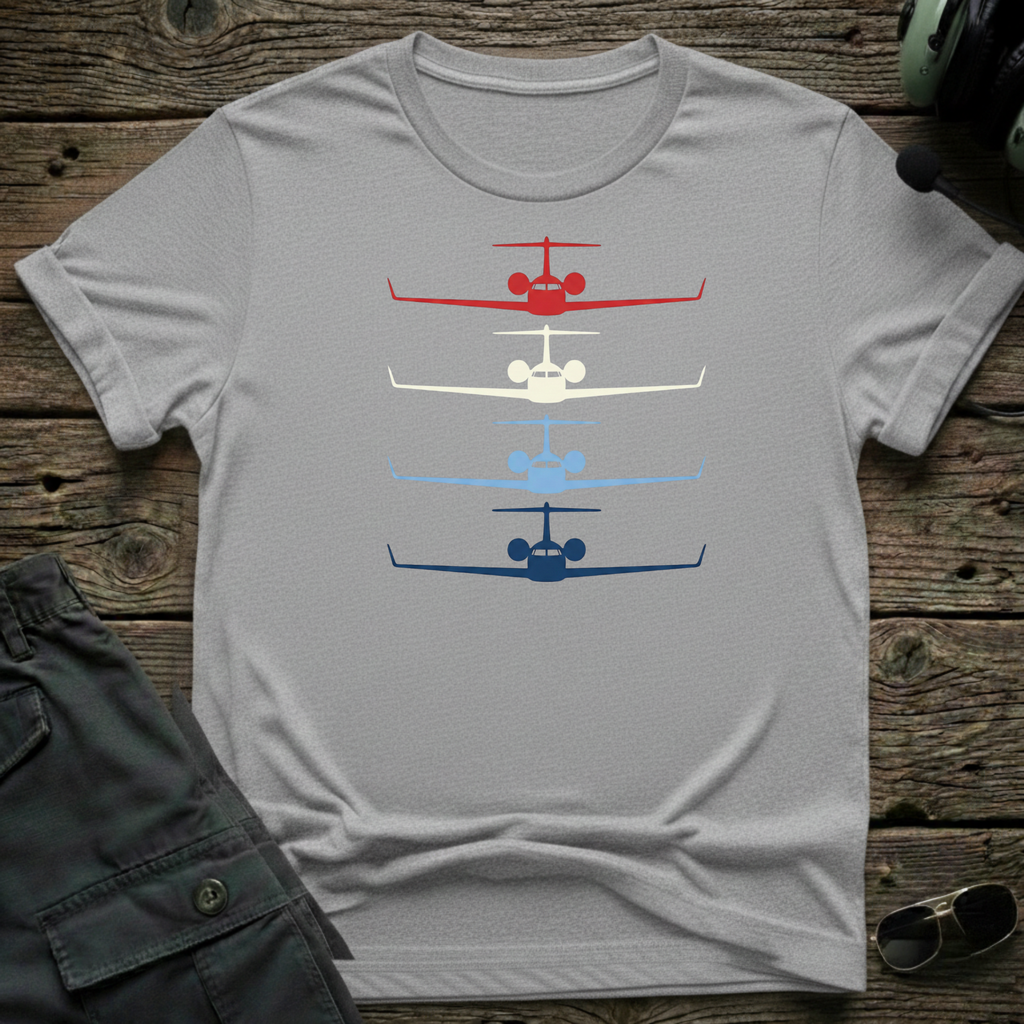 RWB Bizjet unisex t-shirt - perfect gift for aviation lovers