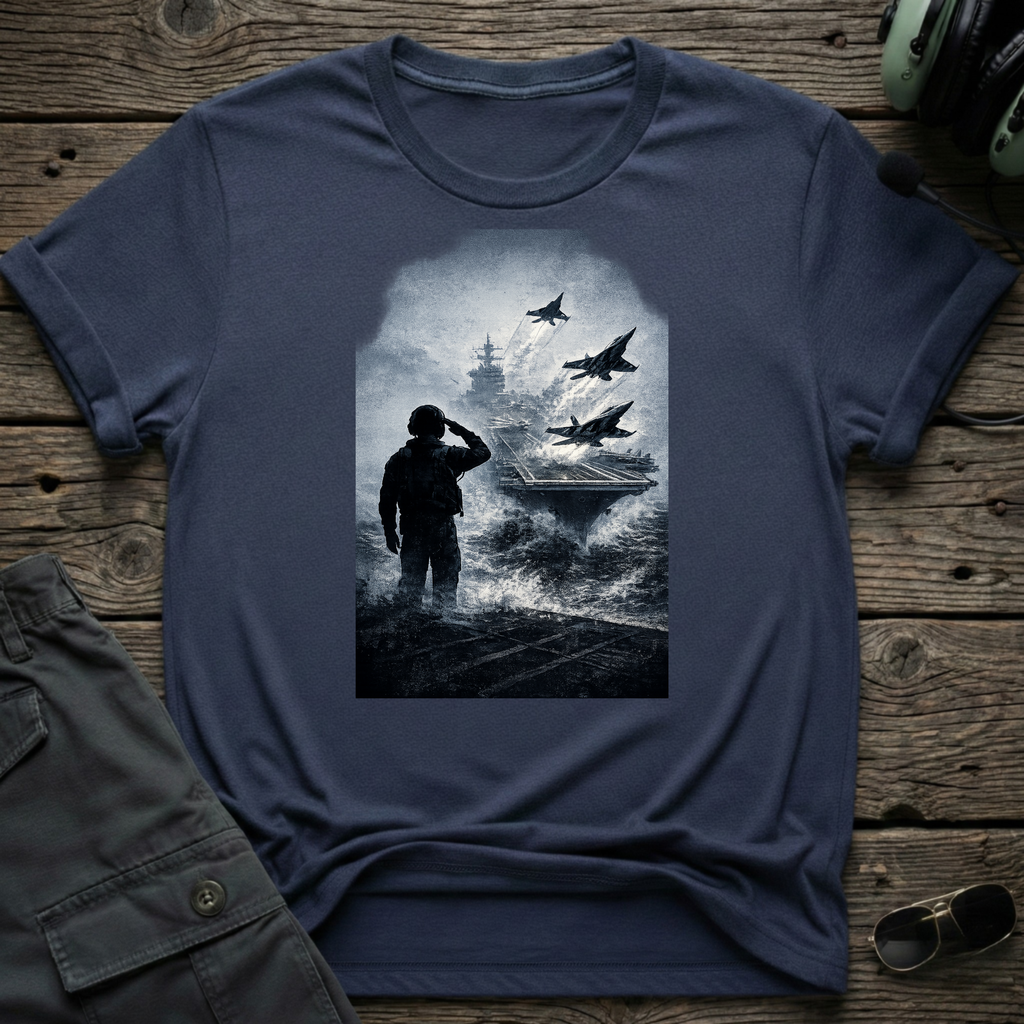 Sailor Salute - Cleared4Tees premium aviation apparel