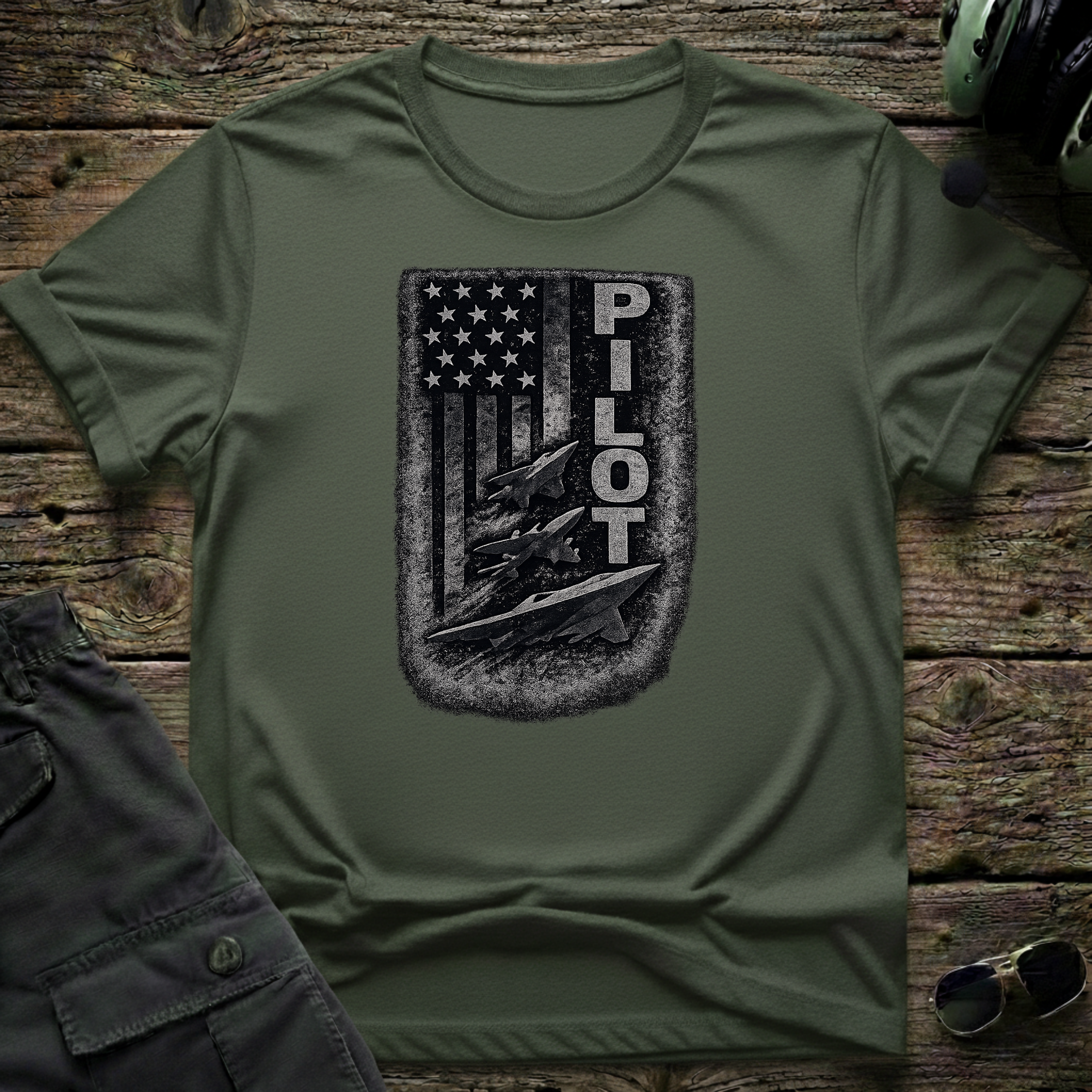 Pilot  Flag — aviation t-shirt