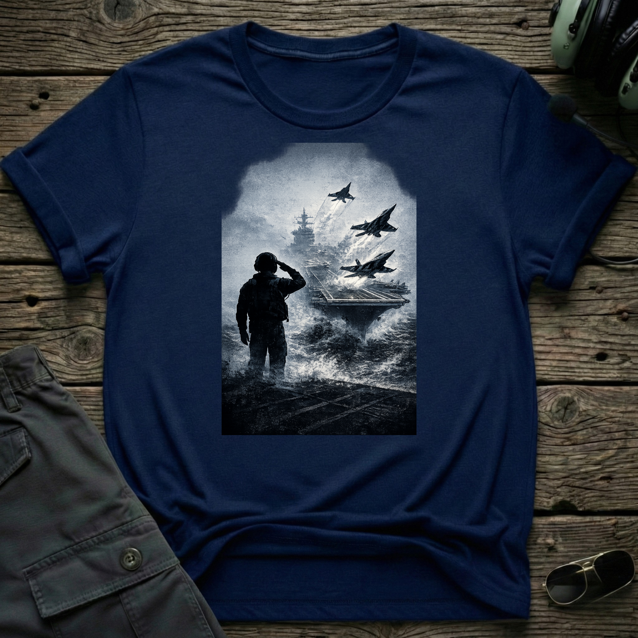 Sailor Salute — aviation t-shirt