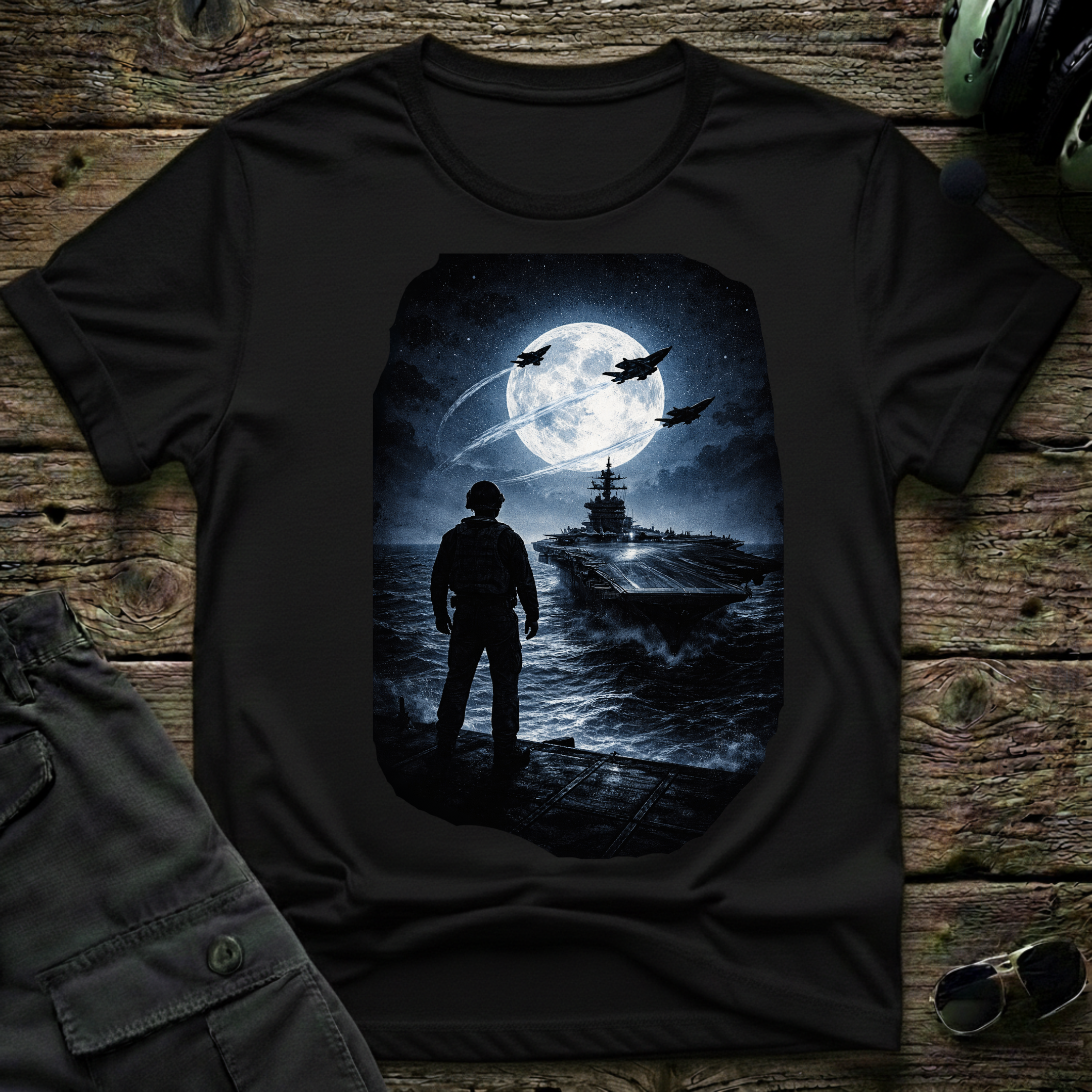 Sailor Silhouette — aviation t-shirt