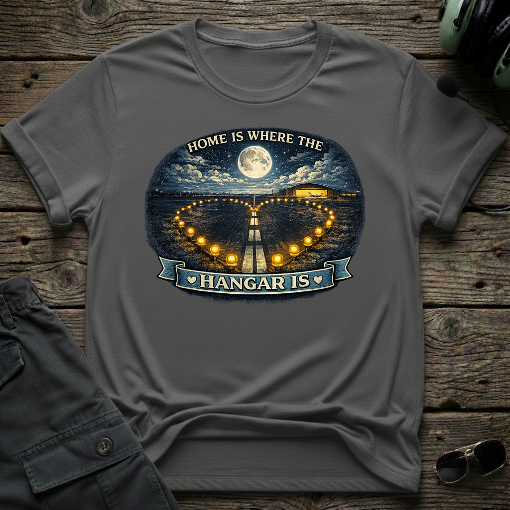 Home Is Where - Cleared4Tees premium aviation apparel