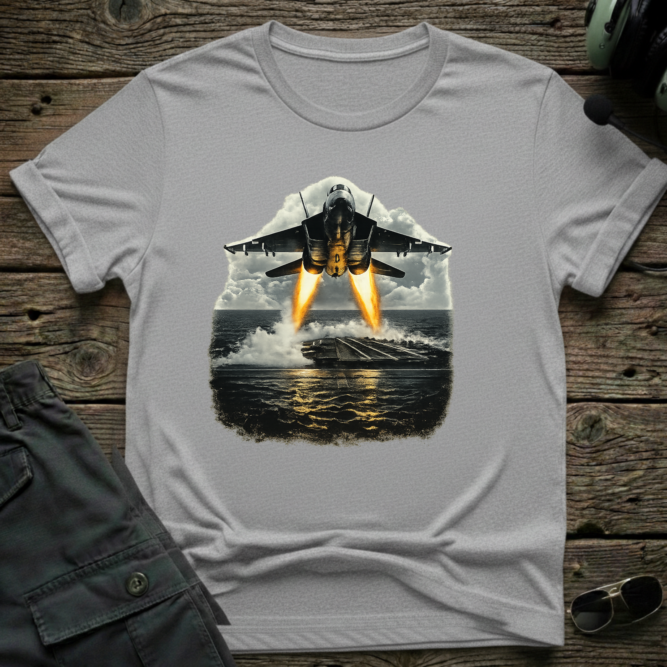 Jet Fighter Takeoff — aviation apparel