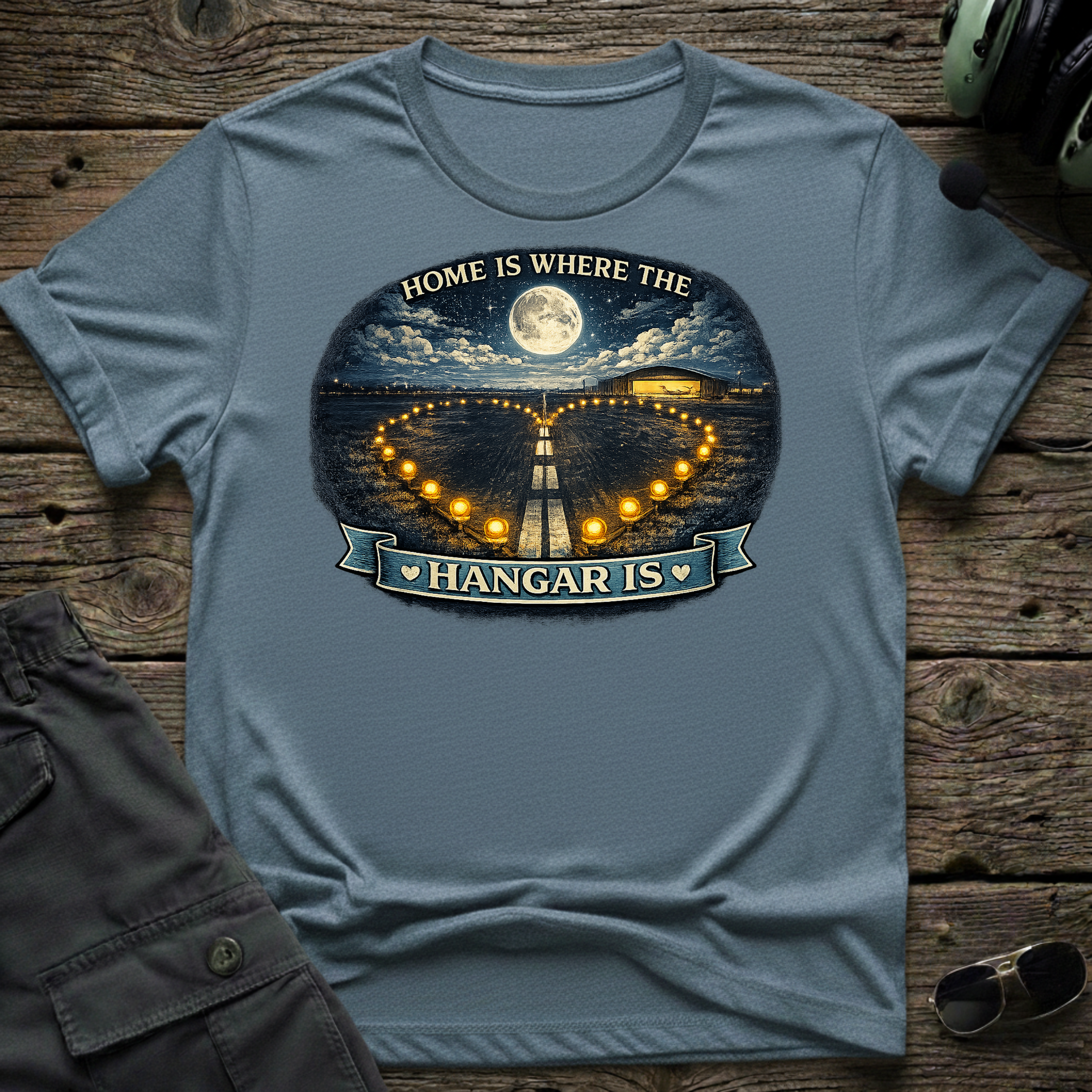 Home Is Where — aviation t-shirt